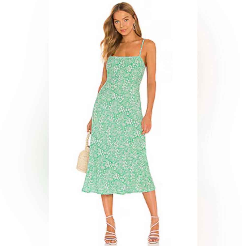 ASTR Gabrielle green floral dress size M